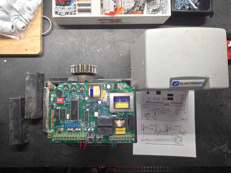 Napęd bramy przesuwnej – Automat Elektrobim KSE380 – Do 2000 kg