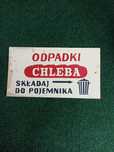 Tablica metalowa PRL vintage