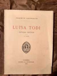 LUÍSA TODI, estudo crítico - Universidade de Coimbra - 1929