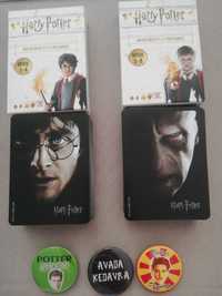 Harry Potter 2 talie kart do gry oraz przypinki