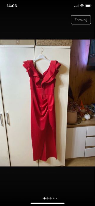 Czerwona sukienka Loola M/L