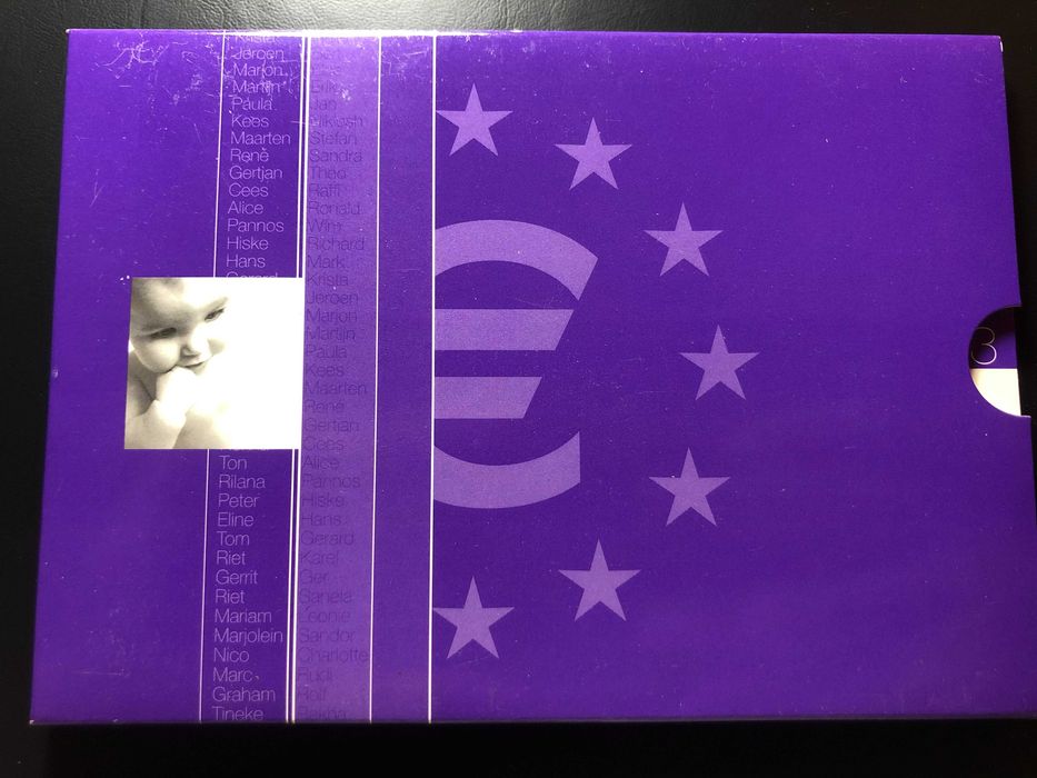 Set Anual Euros Holanda 2003 UNC - Baby Birth com Token