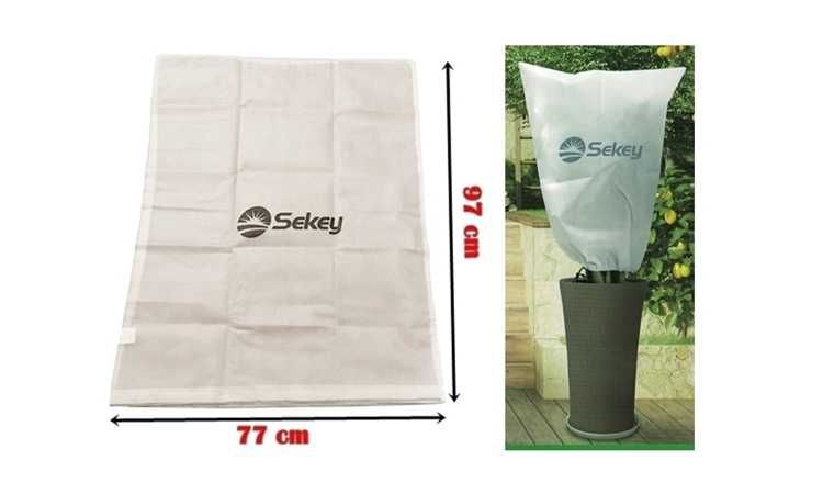 Osłona na rośliny SEKEY duża 97cm/77cm izolacja przymrozki owady ptaki