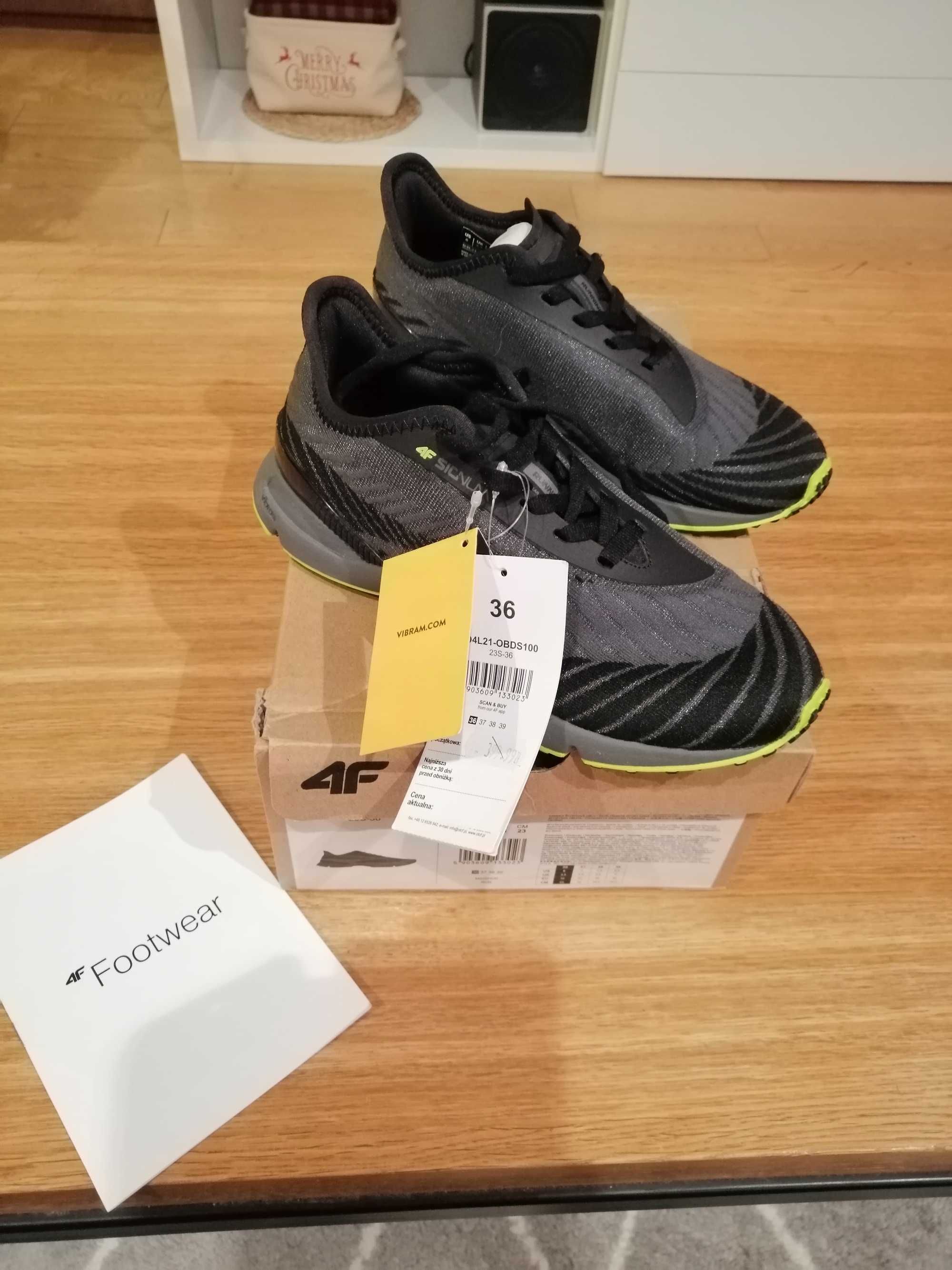 Buty do biegania sportowe SIGNUM 4F damskie z podeszwą VIBRAM rozm. 36