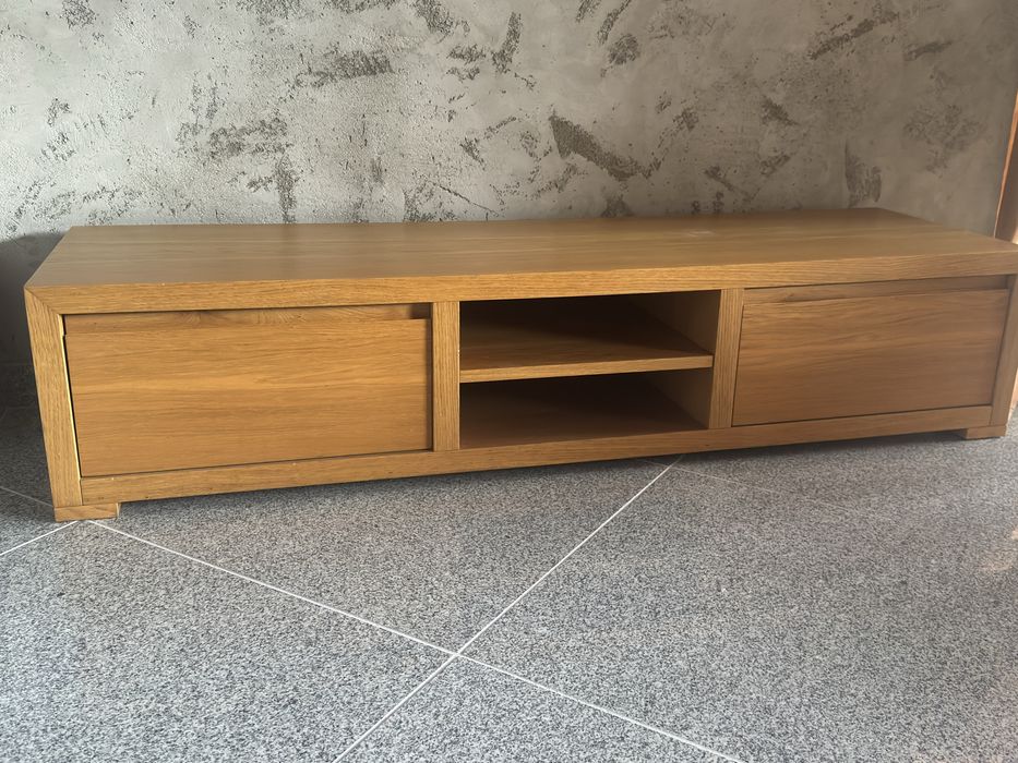 Szafka pod TV  plyta fornirowana dębowa