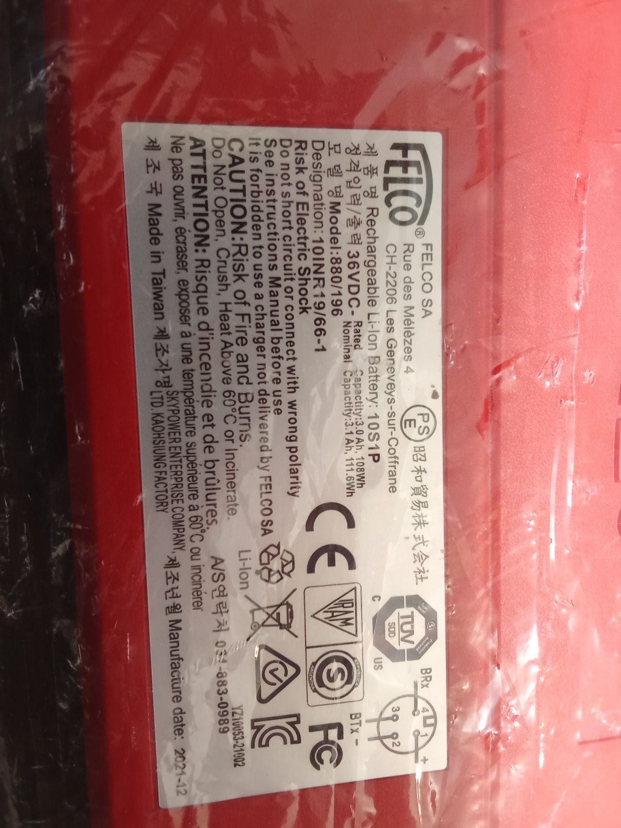 Felco 802 elektryczny sekator akumulatorowy cały zestaw nowy oryginał