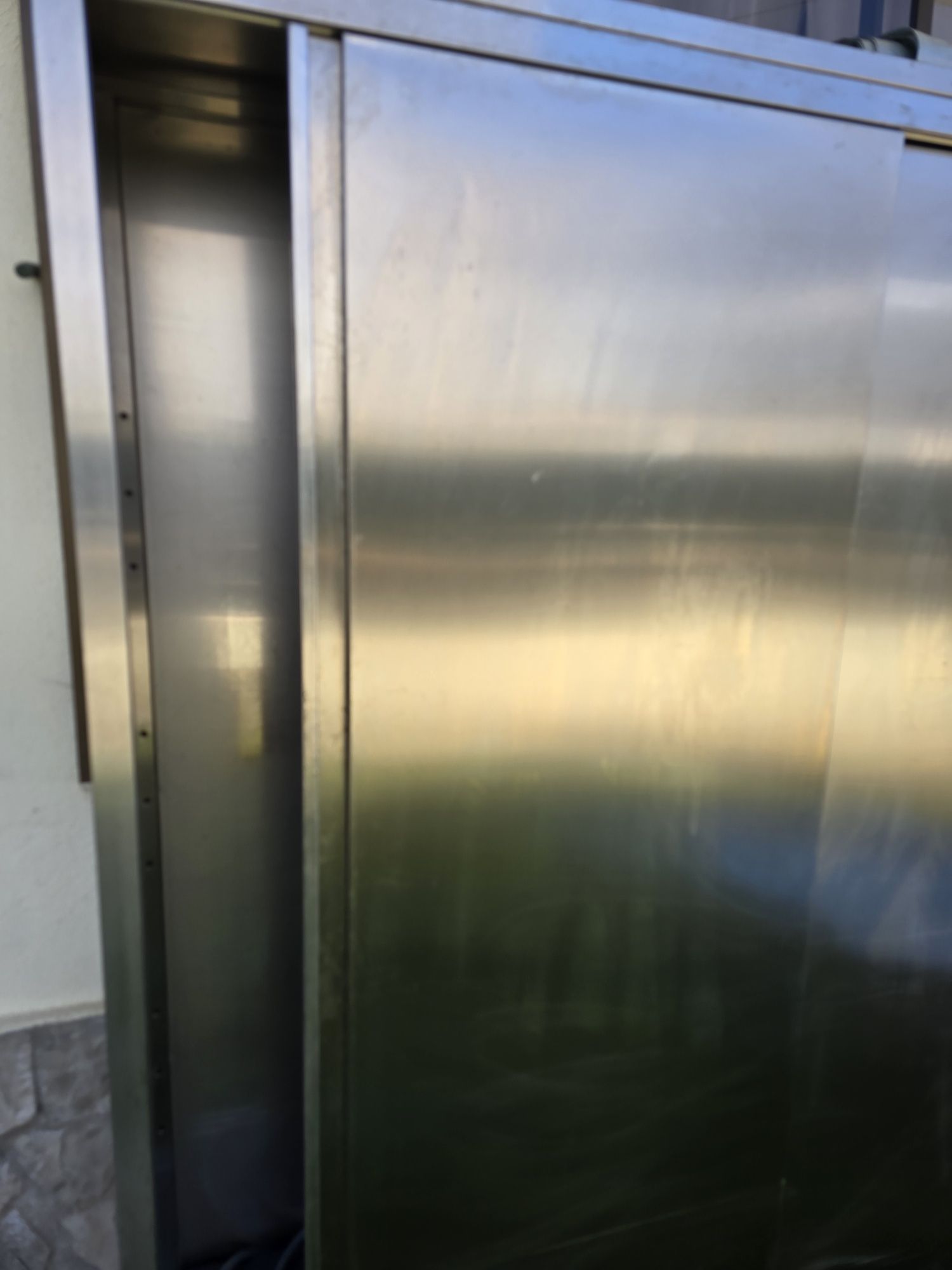 Movel inox com 3 prateleiras
