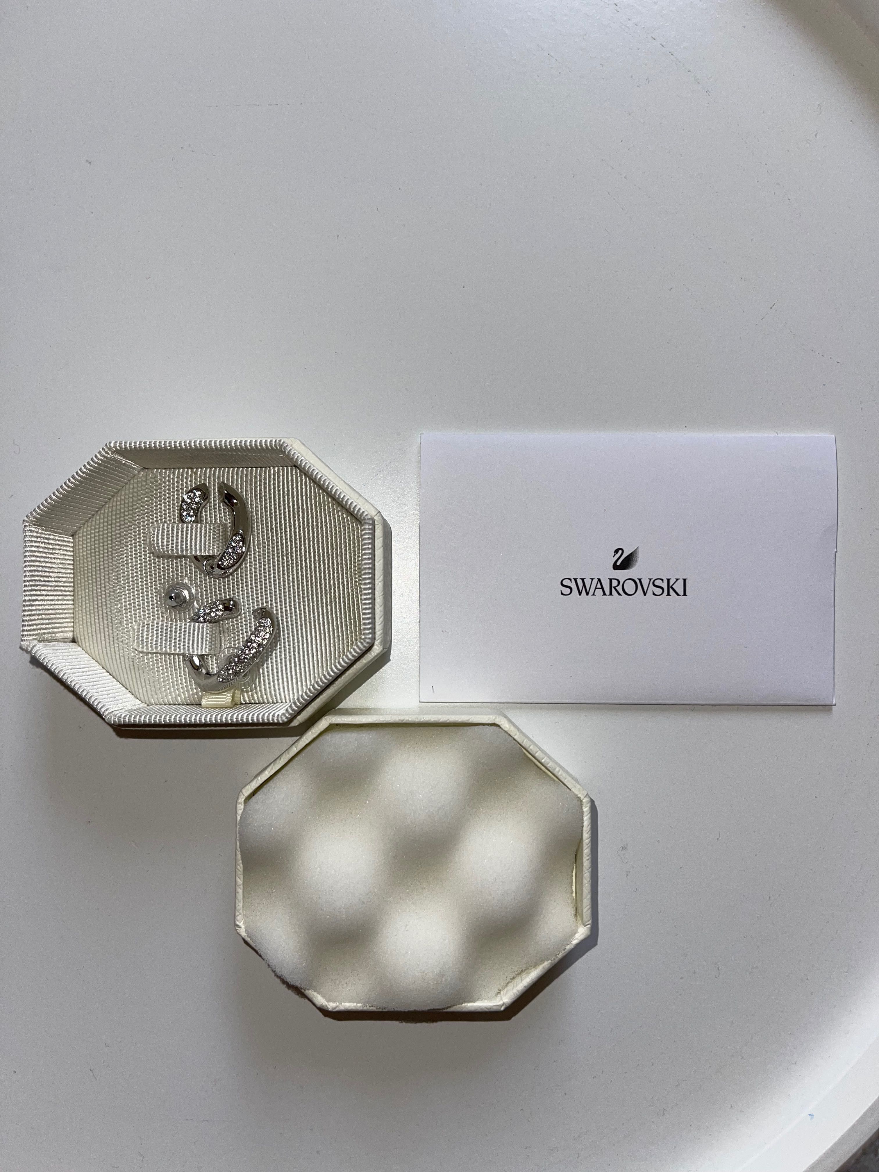 Сережки кафи Swarovski