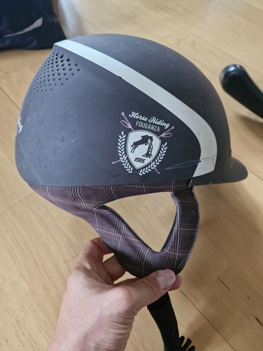 Kask do jazdy konnej fouganza M