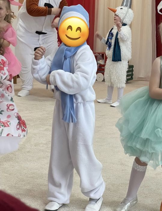 Костюм сніговика, новорічний