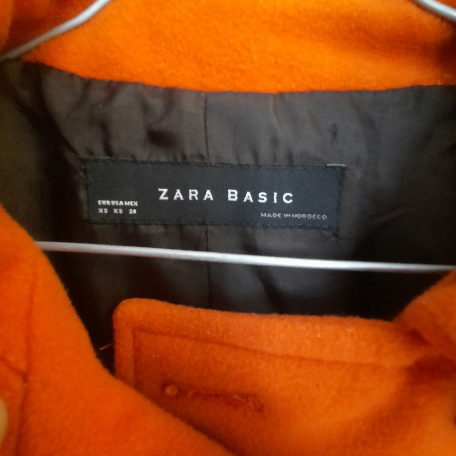 Casaco Zara Xs Laranja