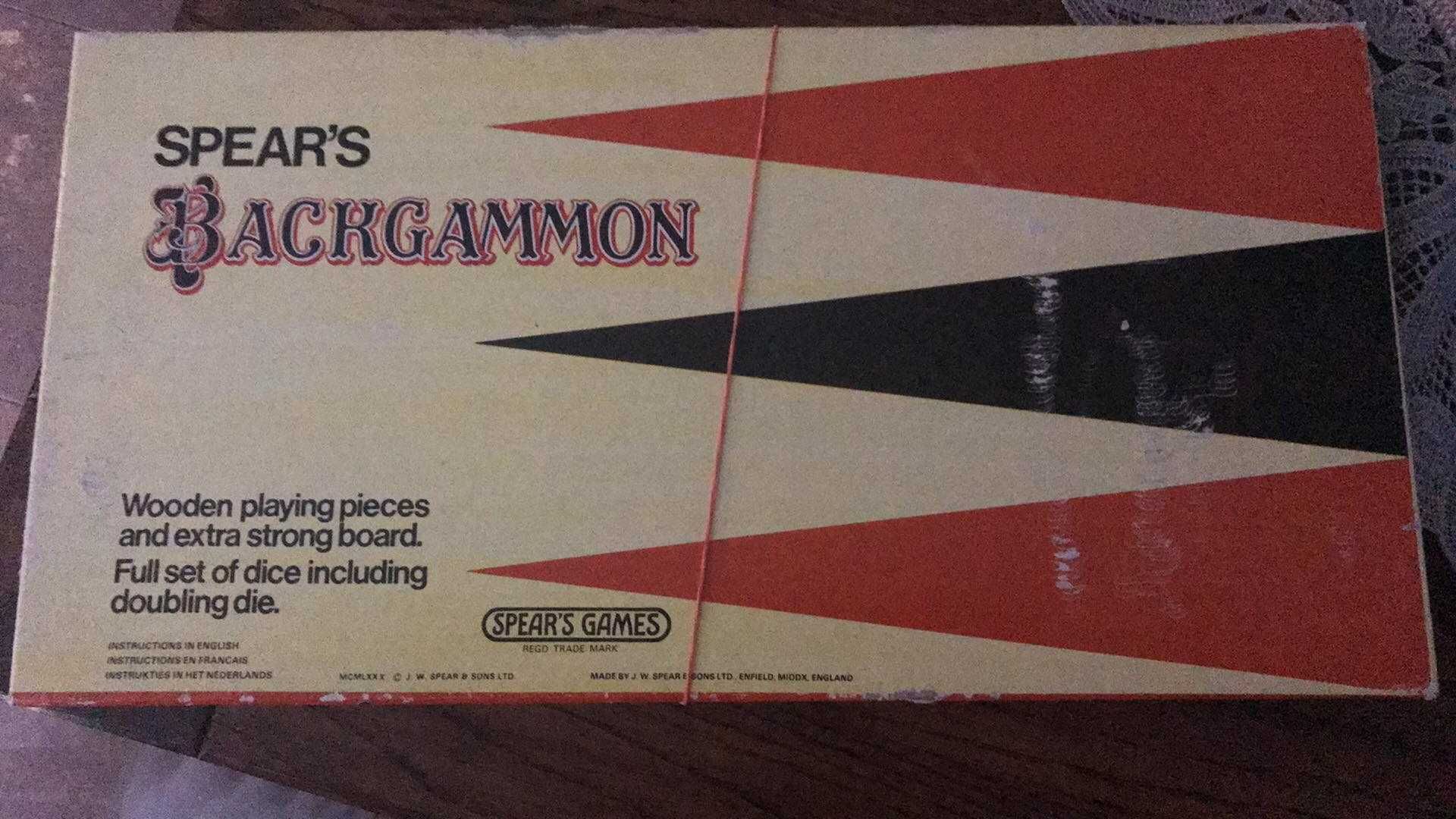 Gra Spear's Backgammon domino warcaby