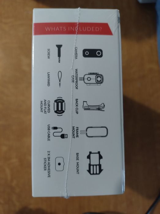 Kamera sportowa SJCAM C100 PLUS Żółta 1440p Filmy 2K WiFi, NOWA