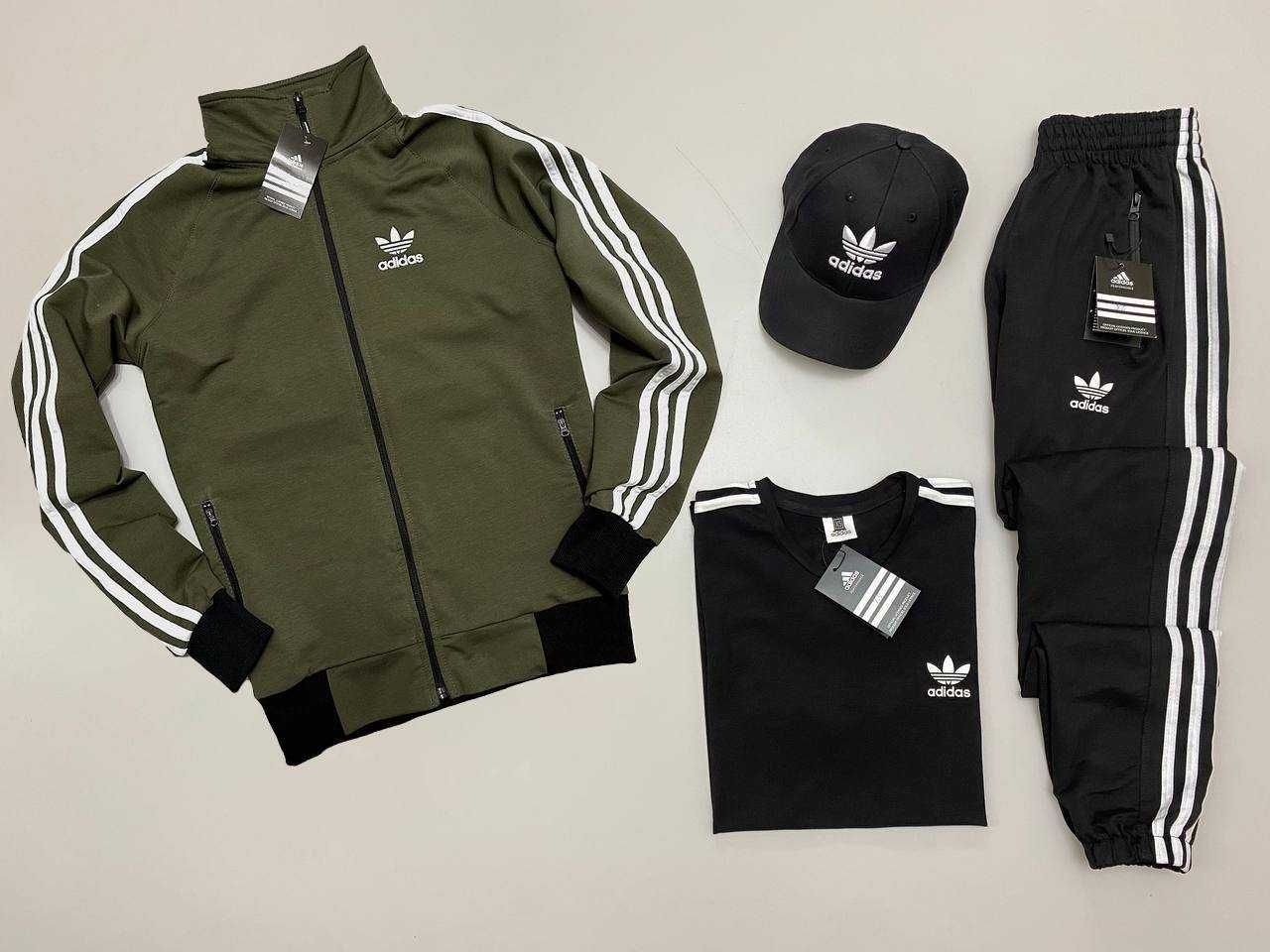 Чоловічий спортивний костюм адідас набір Adidas [4в1] [xs-3xl]