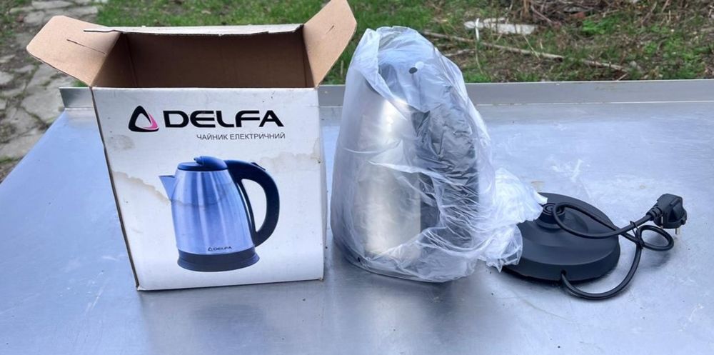Электрочайник Delfa 3401 X Новый Г.Днепр
