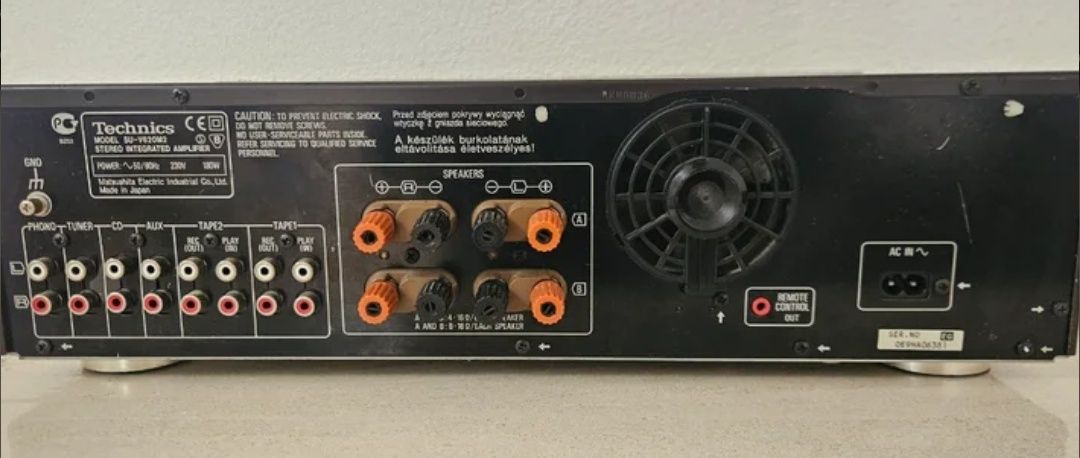 Amplificador Technics SU V500 mkII + sintonizador