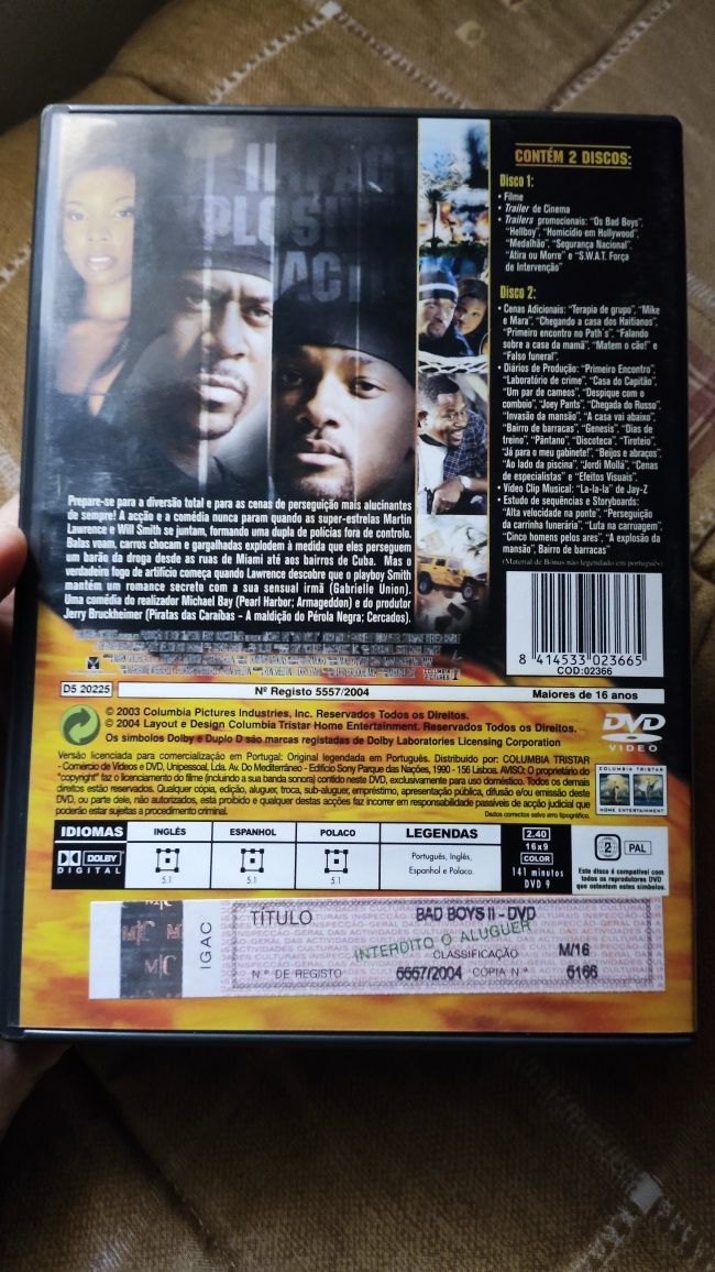 Bad Boys I e II  Will Smith