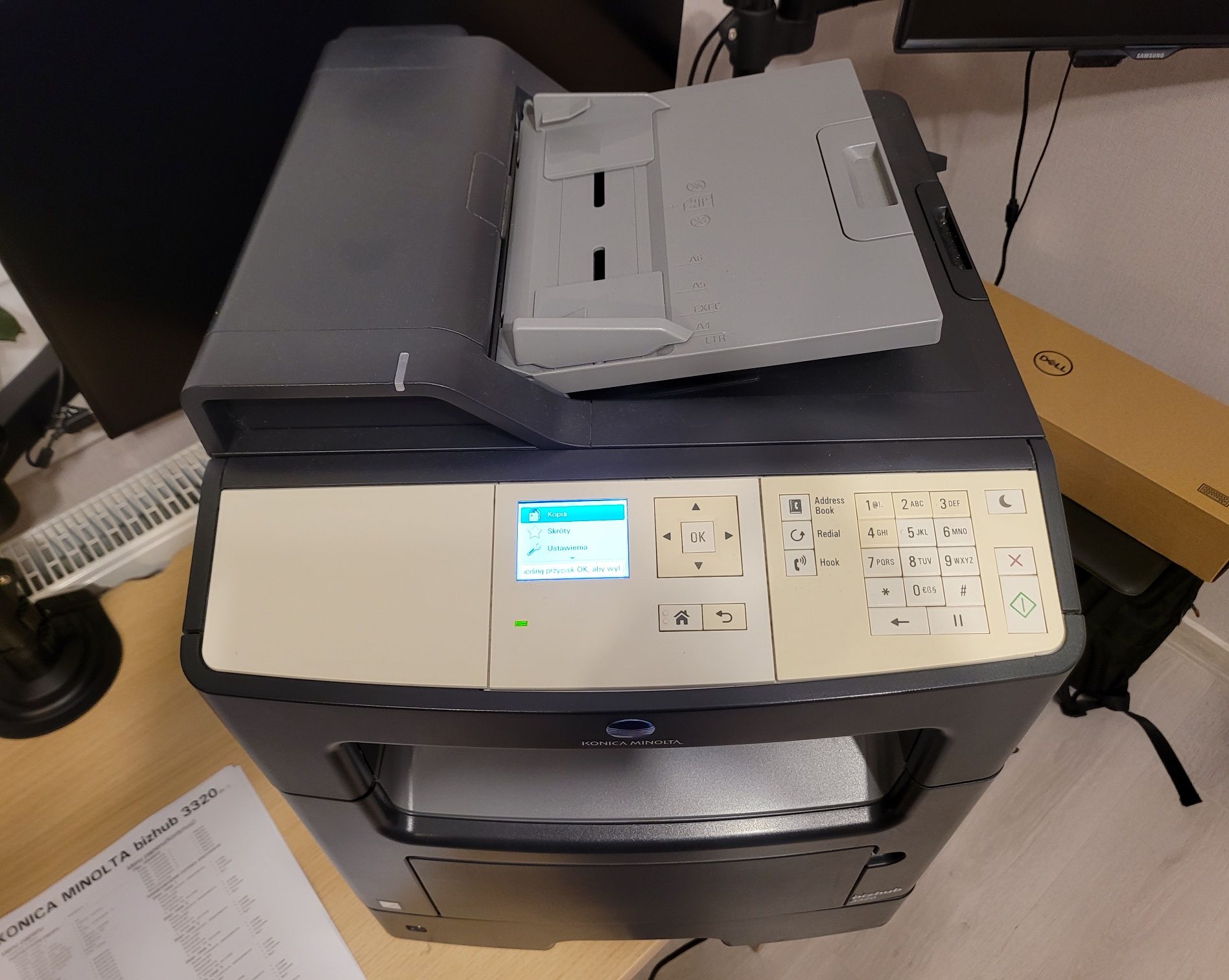 Urządzenie wielofunkcyjne Konica minolta 3320