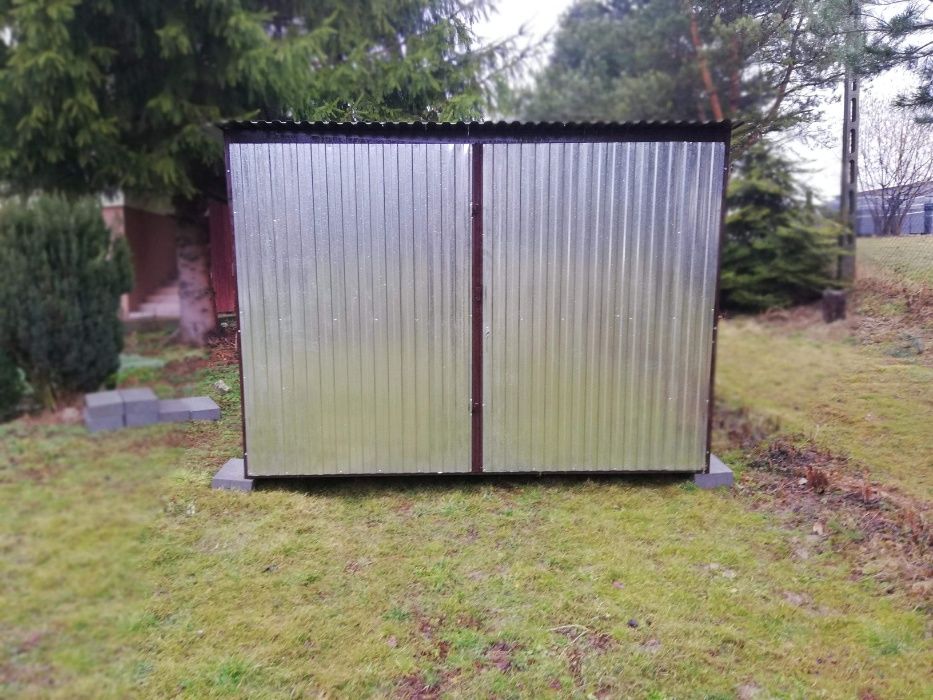 Nowa wiata blaszana mobilna ocynkowana 3x5m blaszak