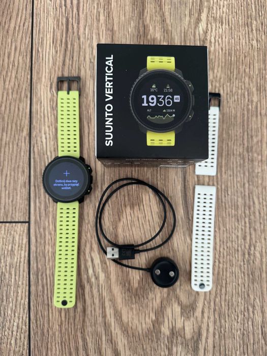 Smartwatch zegarek sportowy SUUNTO Vertical Czarno-Limonkowy GWARANCJA