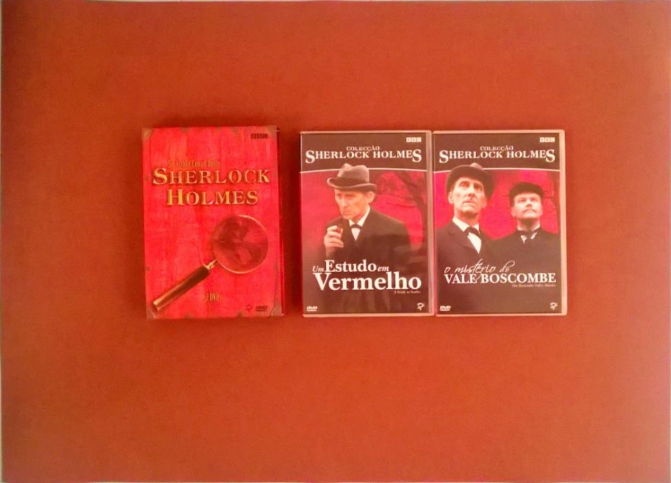 FILME SÉRIE DVD Sherlock Holmes Conan Doyle Holmes DIVERSOS FILMES