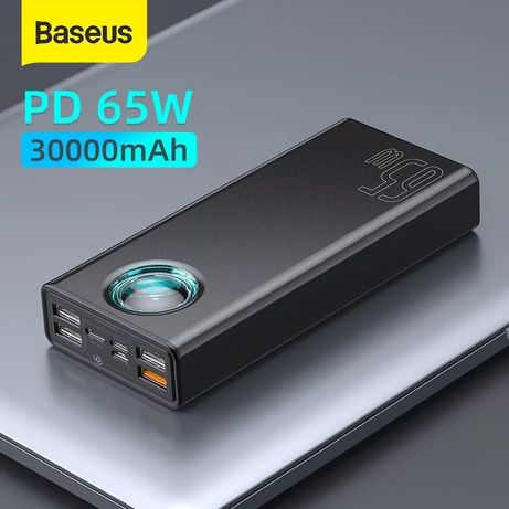 Baseus  PD 65W 30000mAh+Кабель 100w. Powerbank для MacBook
