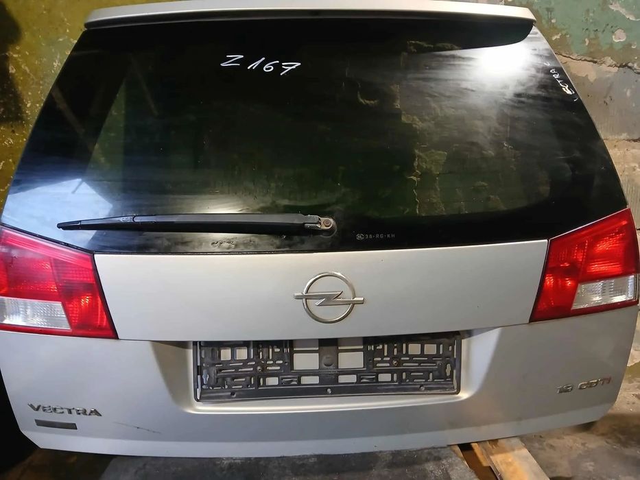 Opel vectra C kombi Klapa bagażnika kod lakieru Z167