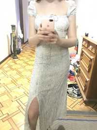 Біла сукня Максі