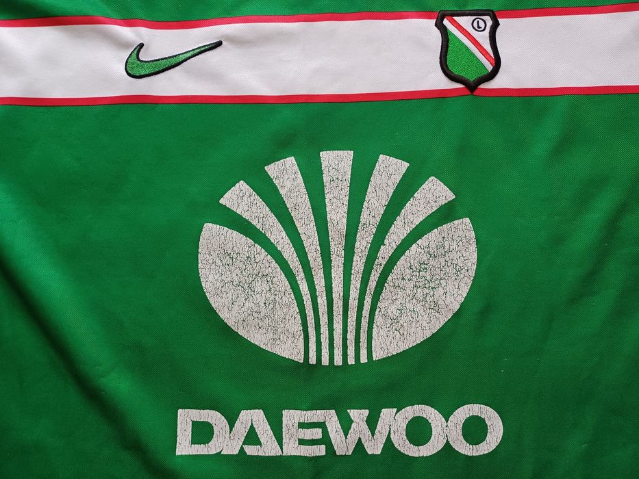 Koszulka Legia Warszawa Daewoo Nike XL lata 90 retro vintage UNIKAT
