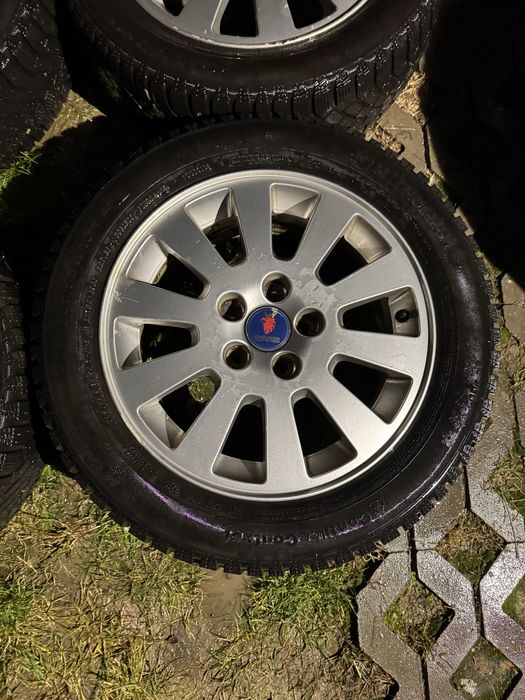 Felgi Saab 5x110 opony zima 205/55/16 93 95 Opel Vectra Alfa Romeo
