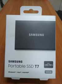 Зовнішній SSD накопичувач Samsung Portable T7 500Gb 1050 Mb/s