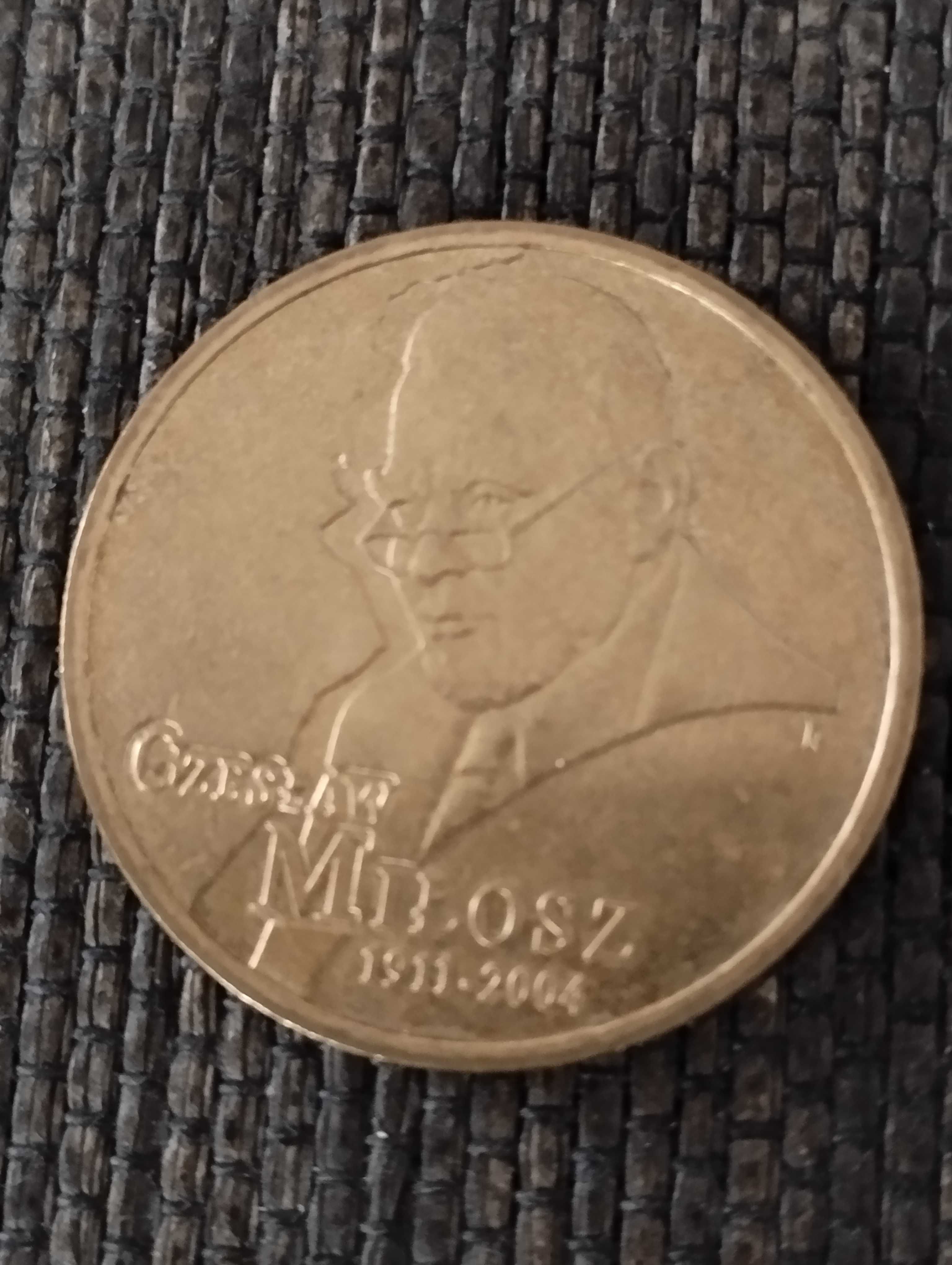 Czesław Miłosz moneta 2 zł rocznik 2011