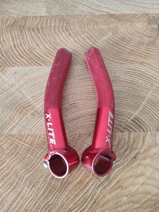 Lekkie rogi X-Lite made in UK czerwona anoda Retro MTB