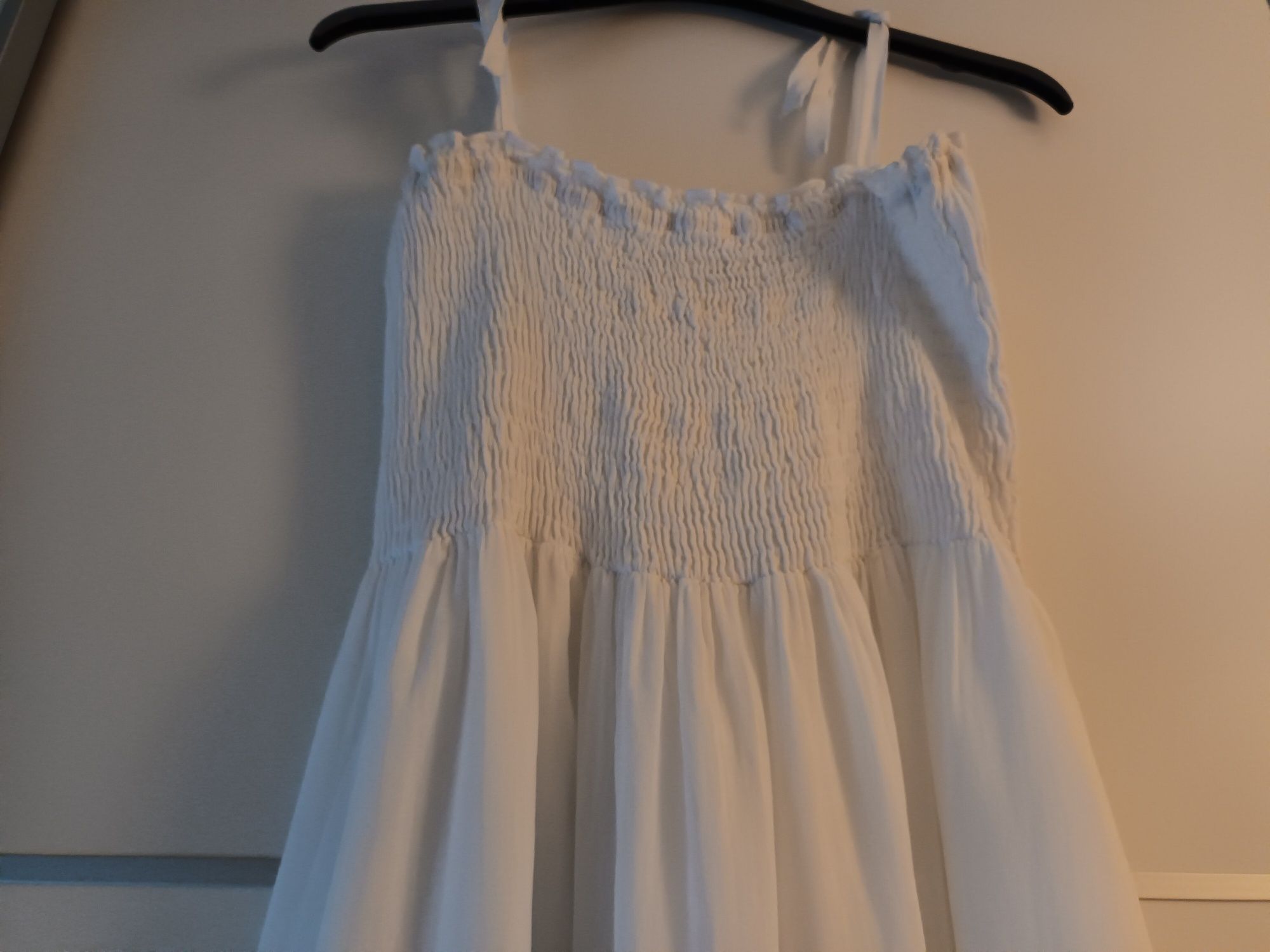 Vestido branco comprido