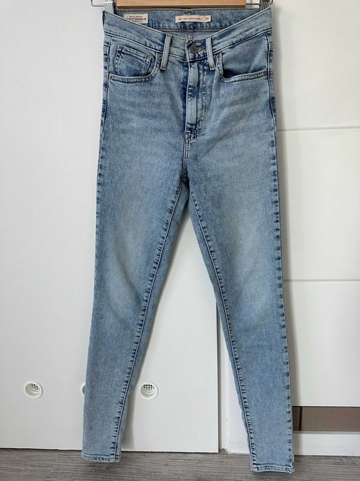 spodnie_jeansy_Levi's Mile High Super Skinny_rozmiar 25/30