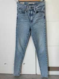 spodnie_jeansy_Levi's Mile High Super Skinny_rozmiar 25/30