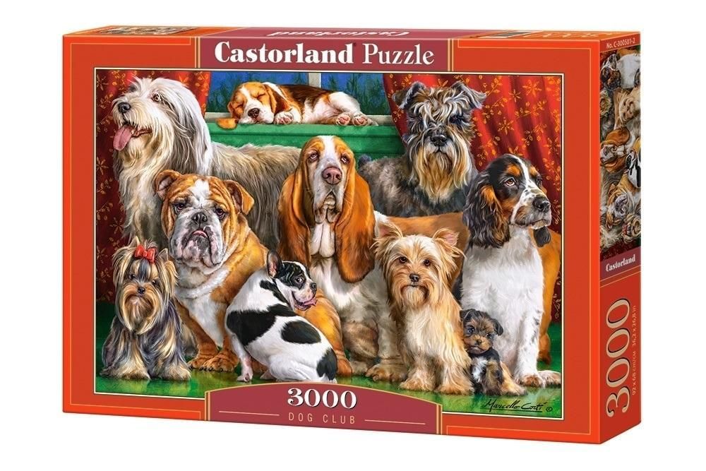 Puzzle 3000 Dog Club Castor, Castorland