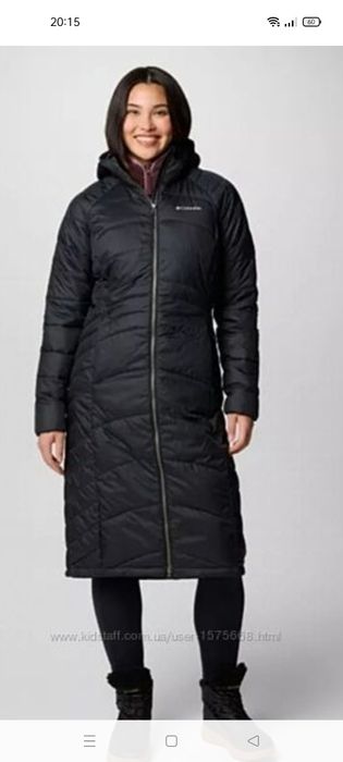 Жіноча куртка Columbia на теплу зиму/осінь ,чорна