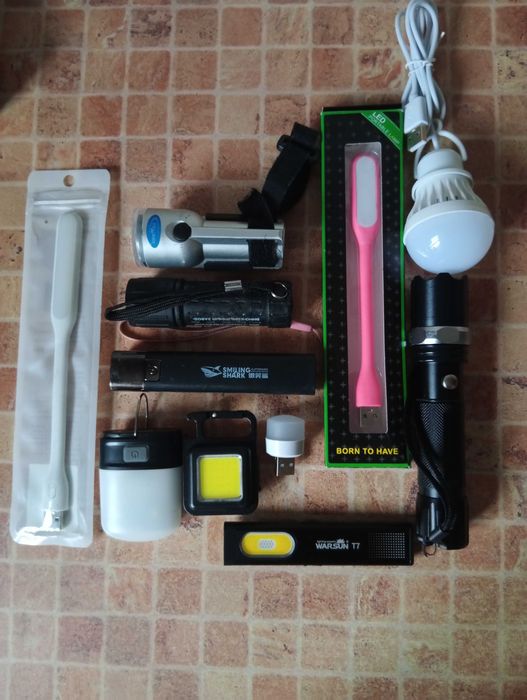 Фонарики светильники лампа usb