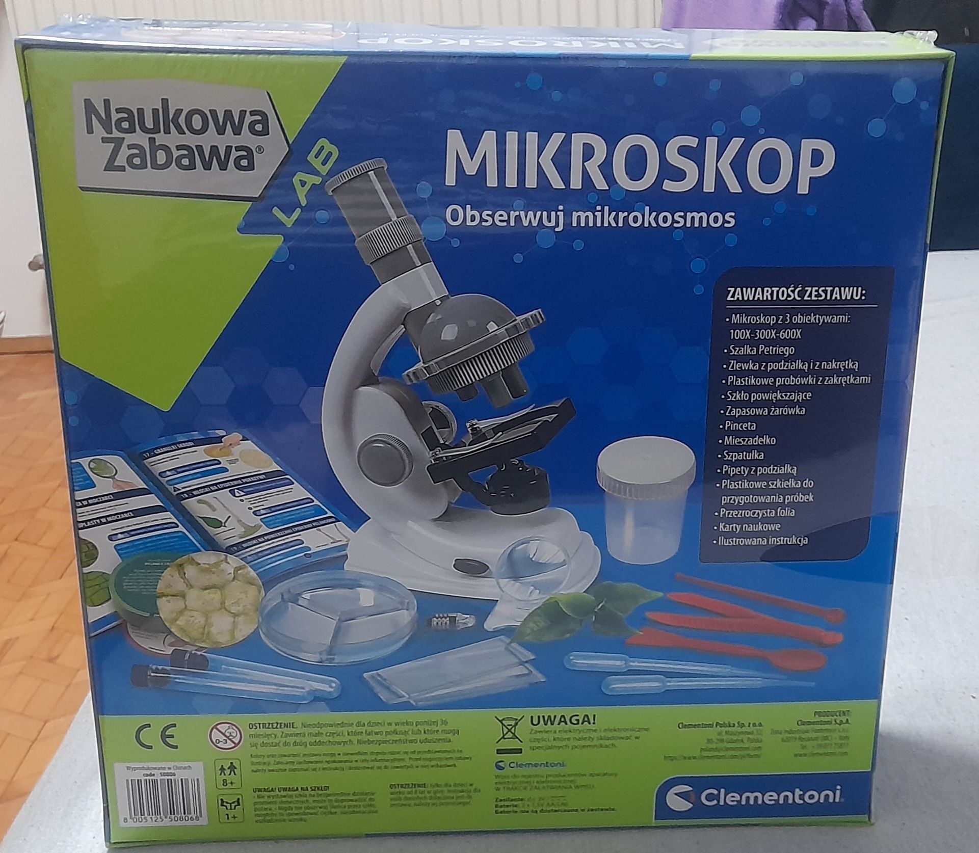 Mikroskop Clementoni dla dziecka Nowy