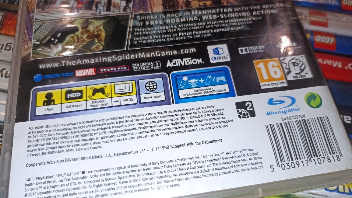 Spider-Man Amazing Niesamowity Spider-Man PS3 możliwa zamiana