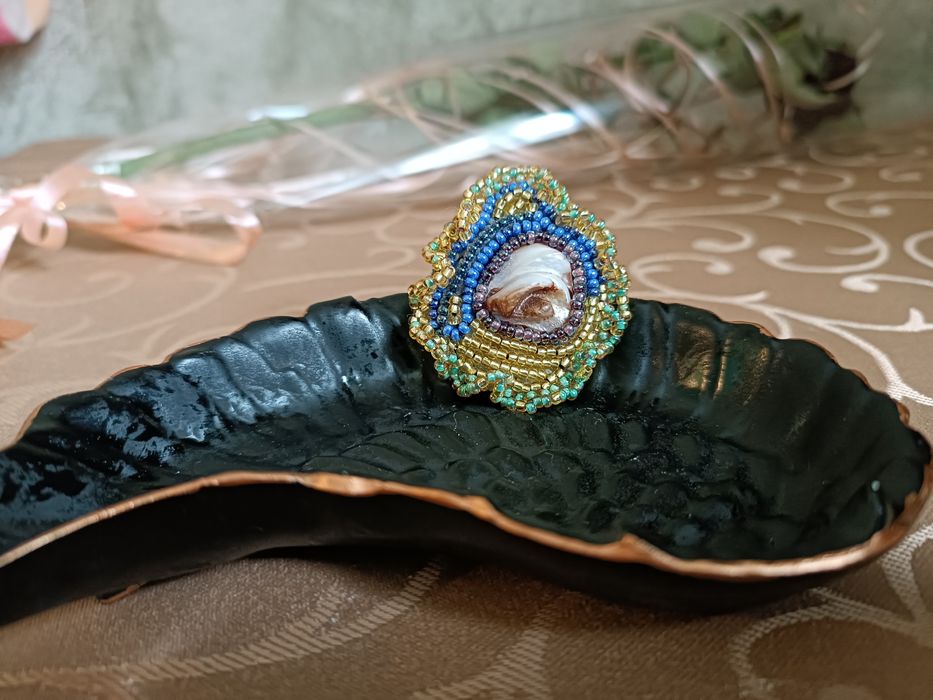 Авторські Патріотичні Брошки з бісеру та каміння