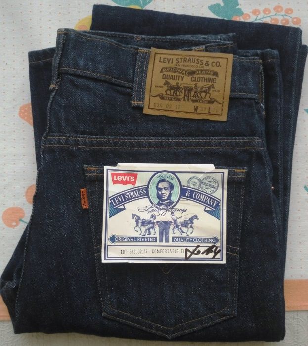 Старинные джинсы Levi's 630 (Левис) Новые,с бирками Бельгия 80х 48р