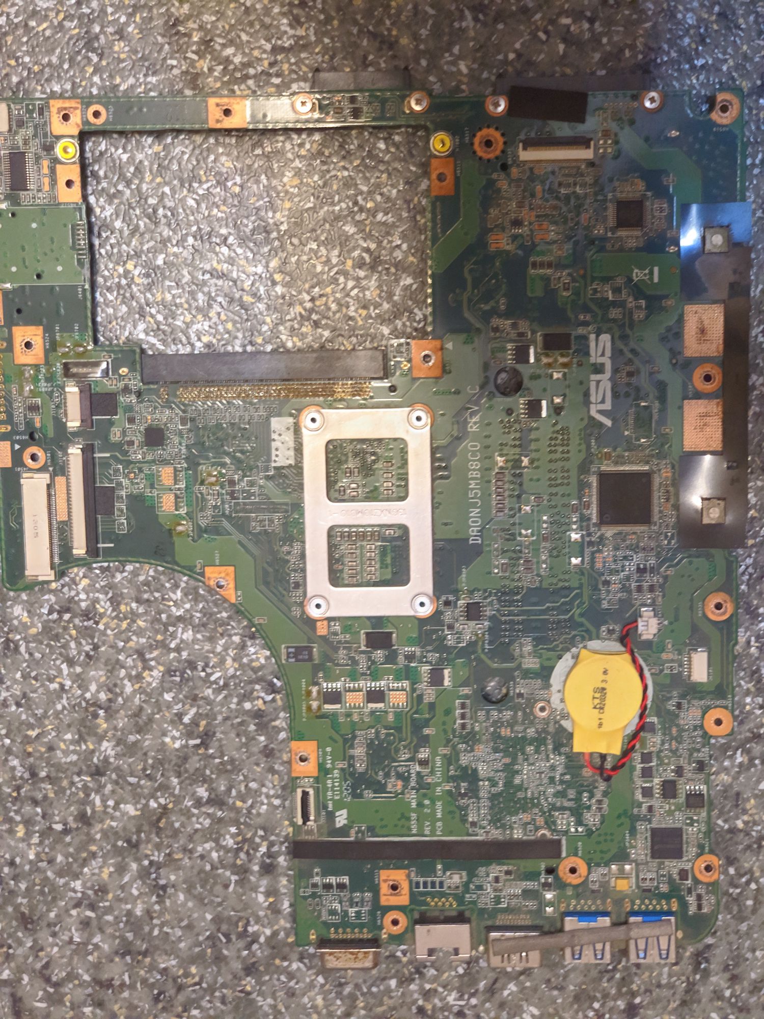 Asus n55s охлаждение