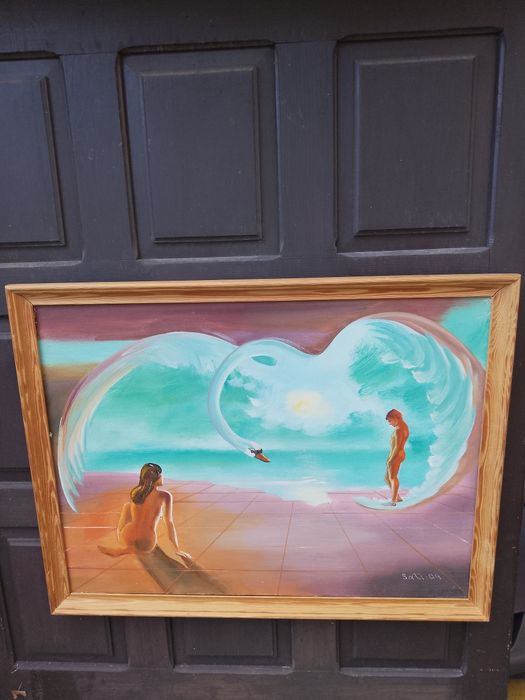 Forever przepiękny duży obraz olejny