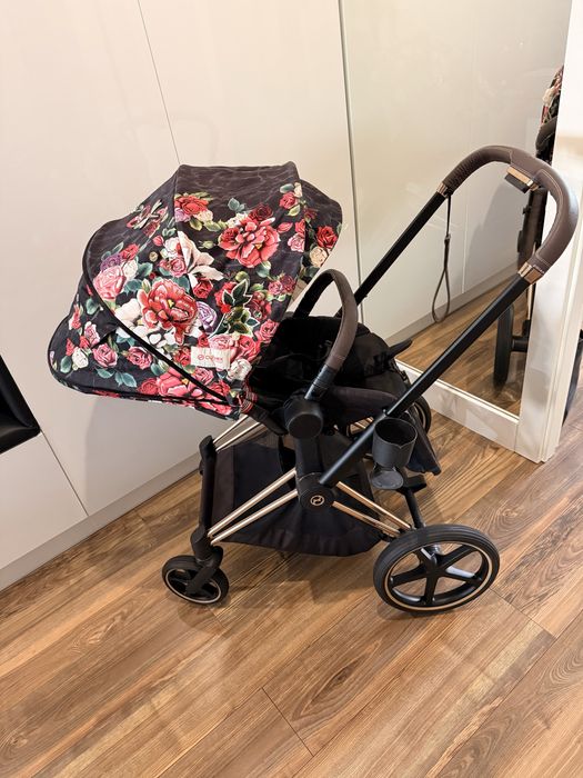 Wozek cybex blossom dark komplet