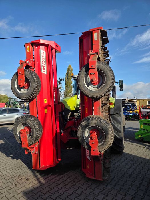 Usługa mulczowania kukurydzy, mulczer 6,4m Claas Axion 850