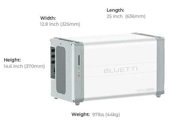 Гібридний сонячний інвертор BLUETTI EP760 7600W