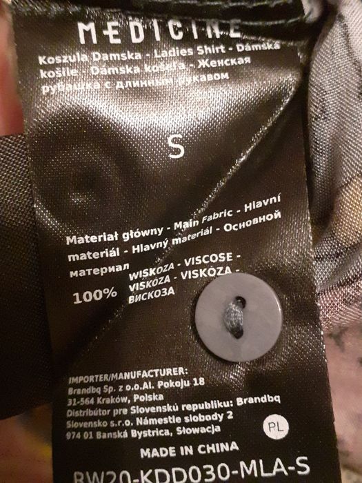 Koszula Długa Sukienkowa Oversize Medicine