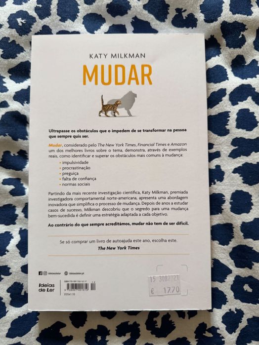 Livro “Mudar” de Katy Milkman